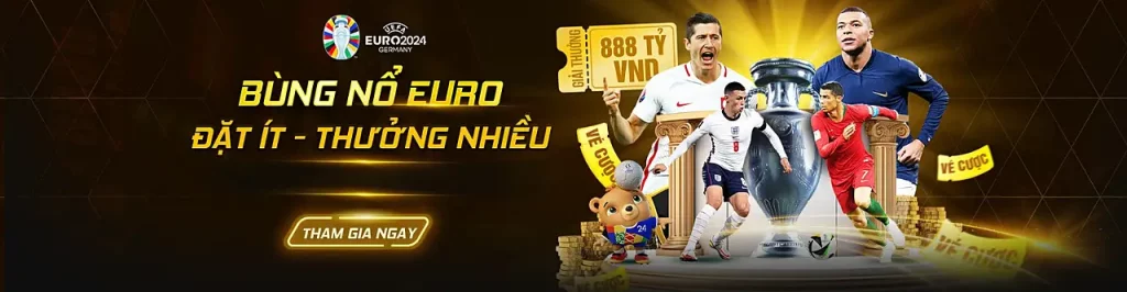 bùng nổ euro cùng 888b